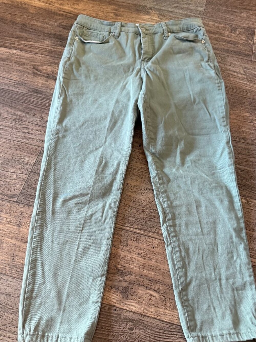 Light Green Jessica Simpson High Rise Skinny Ankle Jeans